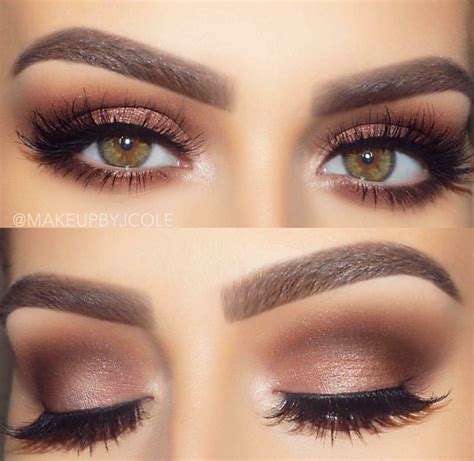 neutral makeup for hazel eyes.